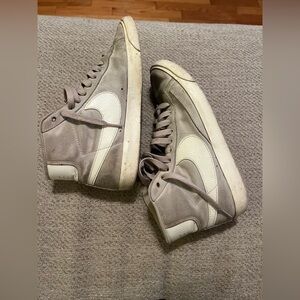 Nike Gray High-Top Sneakers